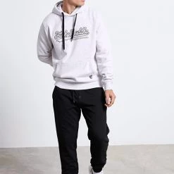 Ανδρική φούτερ μπλούζα FUNKY BUDDHA λευκό