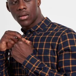 Ανδρικό μακρυμάνικο πουκάμισο FUNKY BUDDHA καρό μπλε κίτρινο -Πλεκτά-Ζακέτες Εκπτώσεις 7007689.0 0001 5 funky buddha ανδρικό μακρυμάνικο πουκάμισο funky buddha καρό μπλε κίτρινο x1000