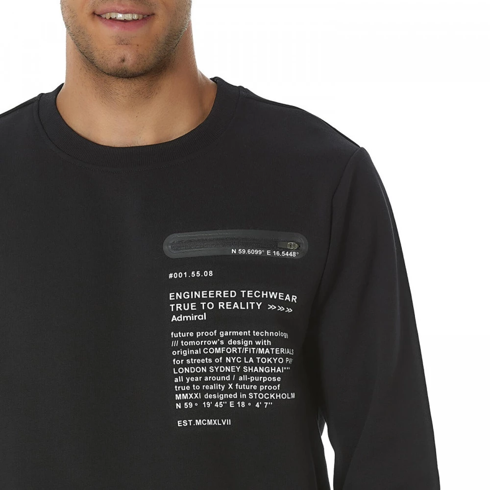 Ανδρικό Φούτερ Admiral Igal μαύρο 5 Ανδρικό Φούτερ Admiral Igal μαύρο - Image 3