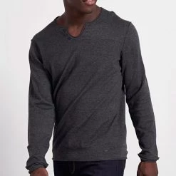 Ανδρική πλεκτή μπλούζα FUNKY BUDDHA ανθρακί -Πλεκτά-Ζακέτες Εκπτώσεις 7007834.0 0001 3 funky buddha ανδρική πλεκτή μπλούζα funky buddha ανθρακί x1000