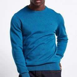 Ανδρικό πουλόβερ FUNKY BUDDHA μπλε -Πλεκτά-Ζακέτες Εκπτώσεις 7007844.0 0001 3 funky buddha ανδρικό πουλόβερ funky buddha μπλε x1000