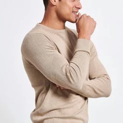 Ανδρικό πουλόβερ FUNKY BUDDHA μπεζ -Πλεκτά-Ζακέτες Εκπτώσεις 7007847.0 0001 3 funky buddha ανδρικό πουλόβερ funky buddha μπεζ x1000