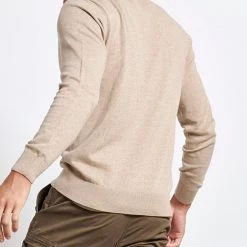 Ανδρικό πουλόβερ FUNKY BUDDHA μπεζ -Πλεκτά-Ζακέτες Εκπτώσεις 7007847.0 0001 4 funky buddha ανδρικό πουλόβερ funky buddha μπεζ x1000