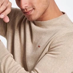 Ανδρικό πουλόβερ FUNKY BUDDHA μπεζ -Πλεκτά-Ζακέτες Εκπτώσεις 7007847.0 0001 5 funky buddha ανδρικό πουλόβερ funky buddha μπεζ x1000