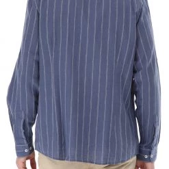 Ανδρικό πουκάμισο SSEINSE COREANA M/L μπλε λευκό -Πλεκτά-Ζακέτες Εκπτώσεις l μπλε λευκό x1000 2