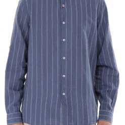 Ανδρικό πουκάμισο SSEINSE COREANA M/L μπλε λευκό